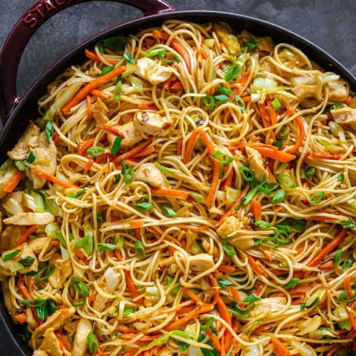🍳🍗 এগ চিকেন চাউমিন (১ জনের )